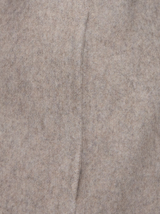 The Row: Ilde long cashmere coat - Light Beige - women_4 | Luisa Via Roma
