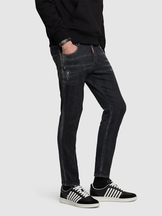 Dsquared2: レザースニーカー - men_1 | Luisa Via Roma