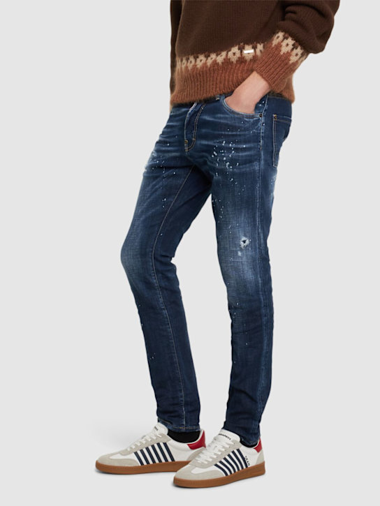 Dsquared2: Low leather sneakers - men_1 | Luisa Via Roma