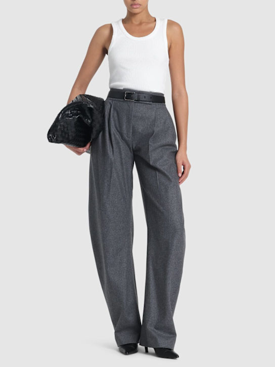 Agolde: Poppy organic cotton blend tank top - White - women_1 | Luisa Via Roma