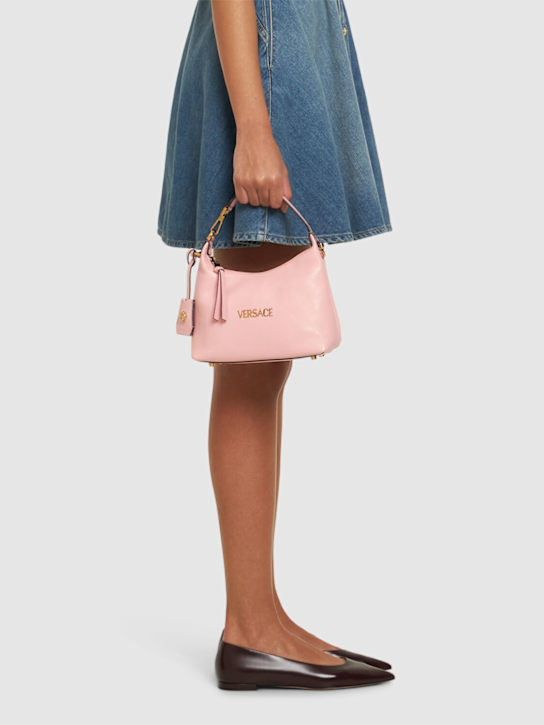 Versace: Versace Tag leather hobo bag - women_1 | Luisa Via Roma