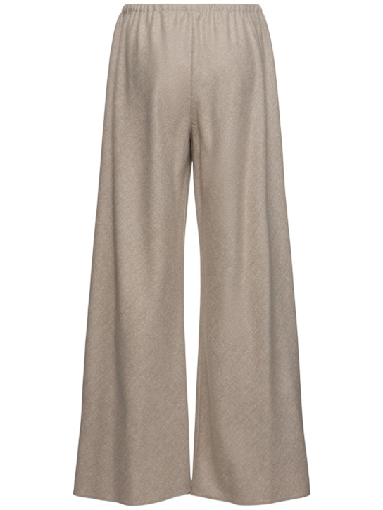 The Row: Gala wool blend wide pants - women_1 | Luisa Via Roma