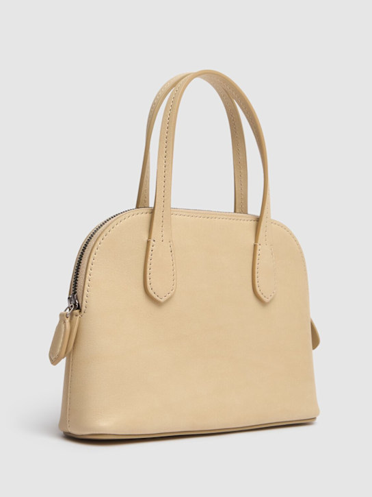 The Row: Ingrid saddle shiny leather bag - Tuscan - women_2 | Luisa Via Roma