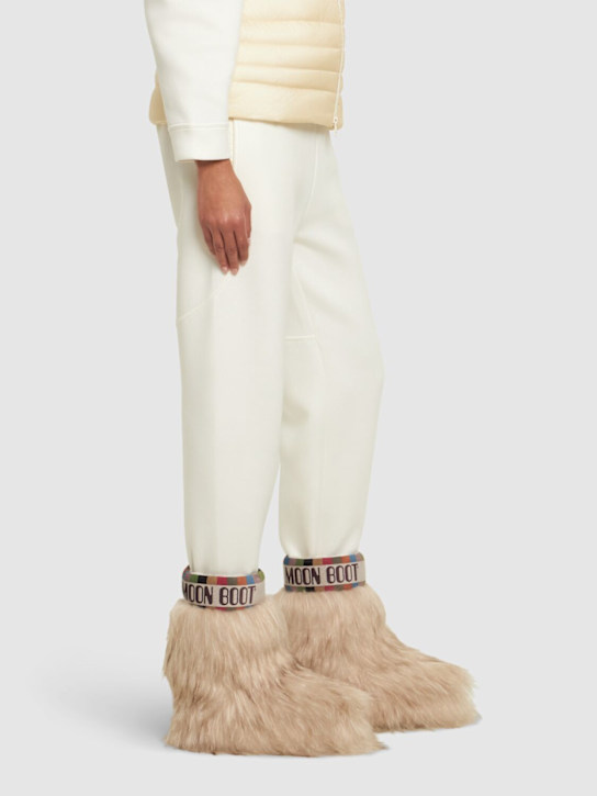 Moon Boot: Mid Icon Yeti boots - Beige - women_1 | Luisa Via Roma