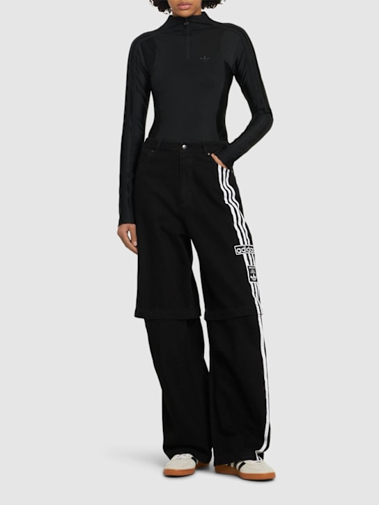 adidas Originals: Denim cargo pants - women_1 | Luisa Via Roma