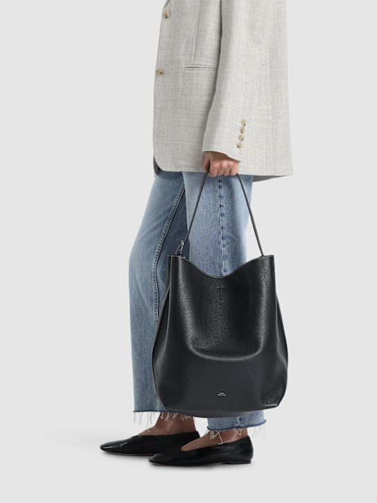 Toteme: Belted grain leather tote bag - women_1 | Luisa Via Roma