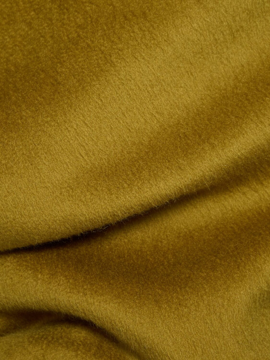 The Row: Jan long cashmere coat - Green - women_4 | Luisa Via Roma