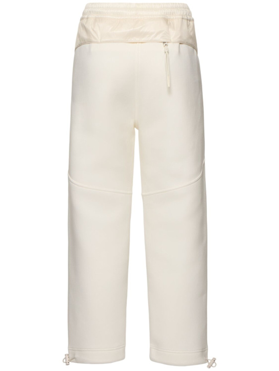 Moncler: CNY cotton blend sweatpants - women_0 | Luisa Via Roma