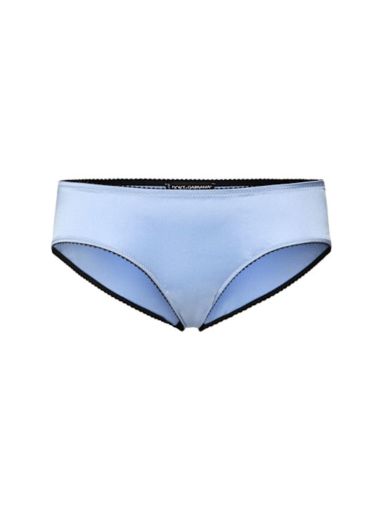 Stretch silk satin briefs - Thumbnail 1