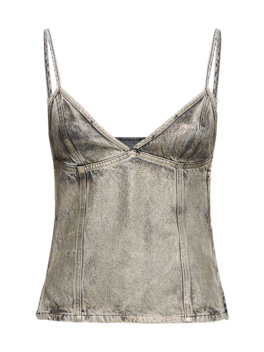 De-Fulsy coated denim top - Thumbnail 1
