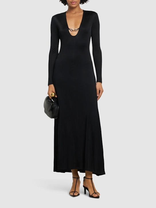 Tory Burch: Jessa silk blend long dress - women_1 | Luisa Via Roma