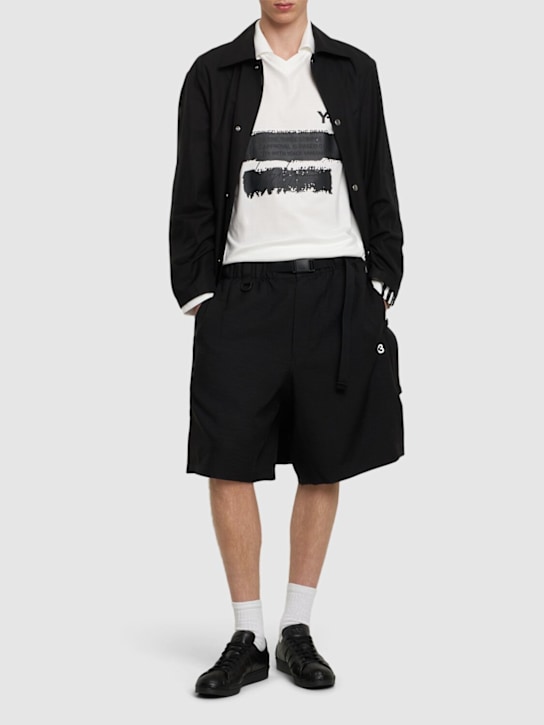 Y-3: 3S shorts - men_1 | Luisa Via Roma
