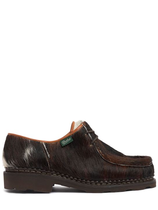Paraboot: Scarpe Michael in pelle - Marrone - women_0 | Luisa Via Roma