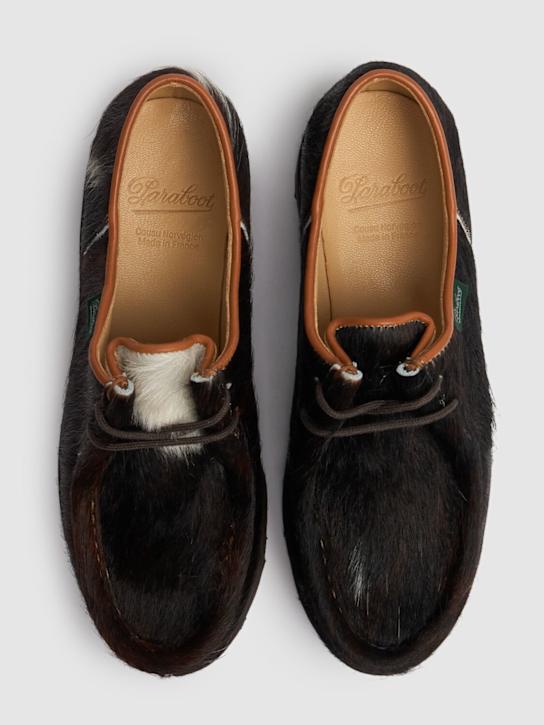 Paraboot: Scarpe Michael in pelle - Marrone - women_4 | Luisa Via Roma