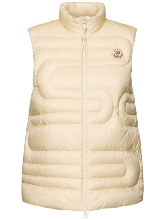 Moncler: CNY Xihu tech down vest - women_0 | Luisa Via Roma