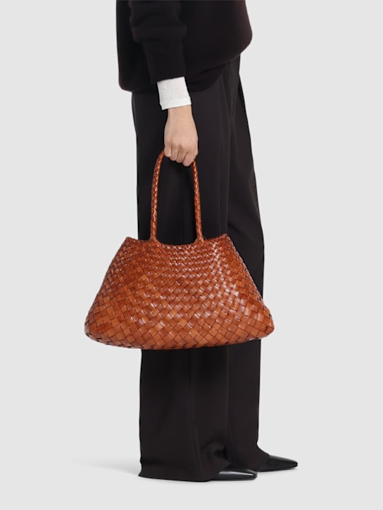 Dragon Diffusion: Big Santa Croce leather tote bag - Tan - women_1 | Luisa Via Roma