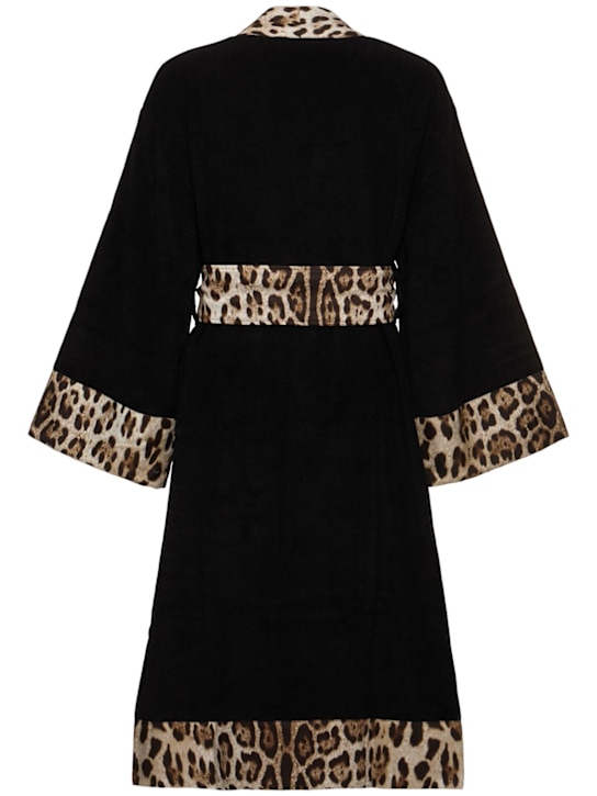 Dolce&Gabbana: Leopardo bathrobe - Leopardo - ecraft_1 | Luisa Via Roma