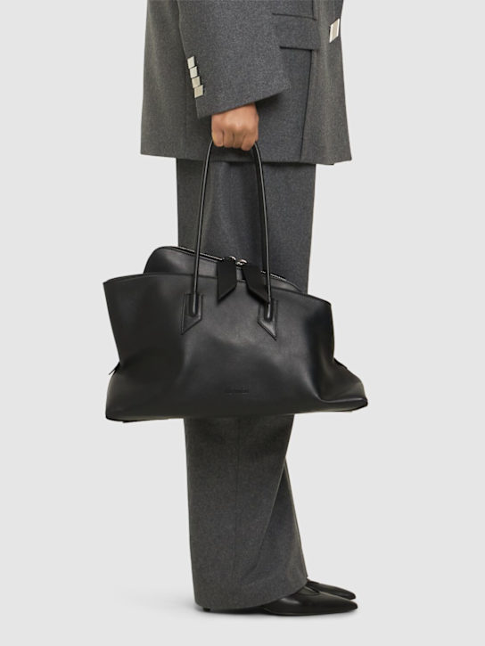 The Attico: La Passeggiata smooth leather tote bag - women_1 | Luisa Via Roma