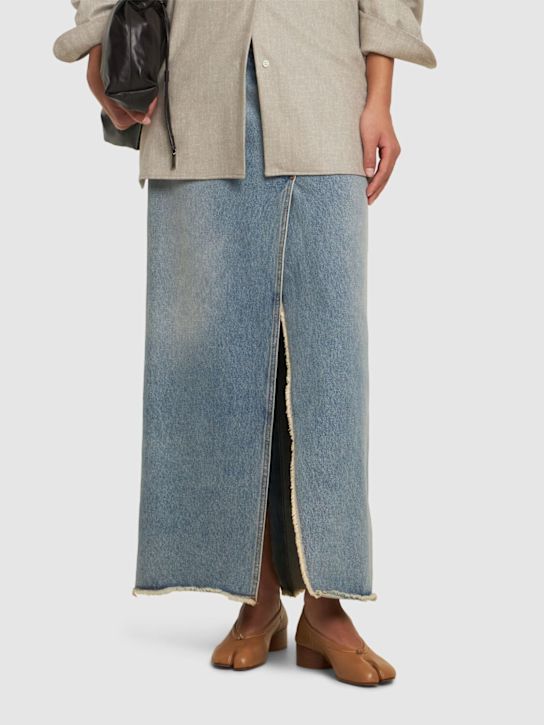 Maison Margiela: 30毫米Tabi皮革高跟鞋 - women_1 | Luisa Via Roma
