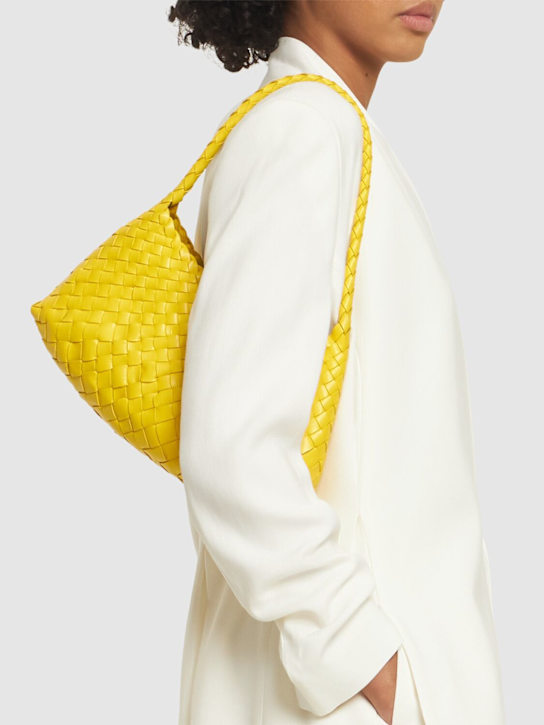 Dragon Diffusion: Rosanna leather shoulder bag - Yellow - women_1 | Luisa Via Roma