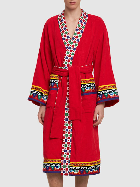 Dolce&Gabbana: Carretto bathrobe - Carretto - ecraft_2 | Luisa Via Roma