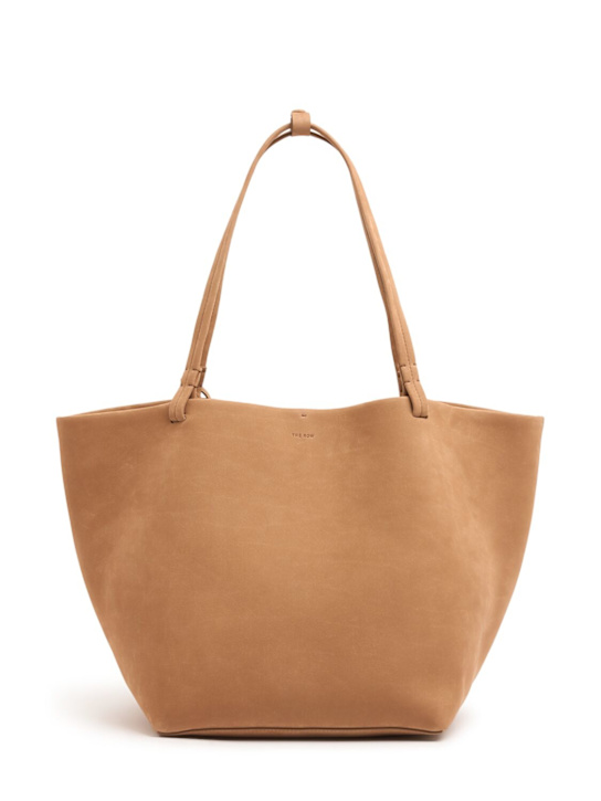 The Row: Park three nubuk leather tote bag - Hazel - women_0 | Luisa Via Roma
