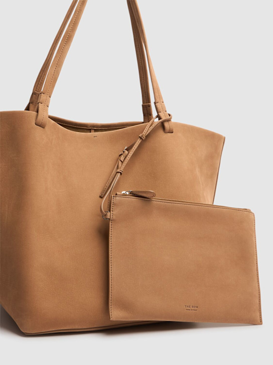 The Row: Park three nubuk leather tote bag - Hazel - women_4 | Luisa Via Roma