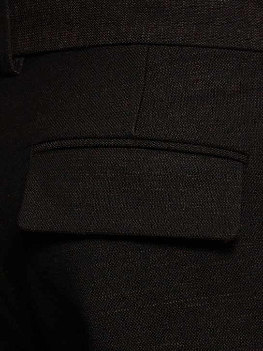 The Row: Selvie low rise straight pants - Brown - women_4 | Luisa Via Roma