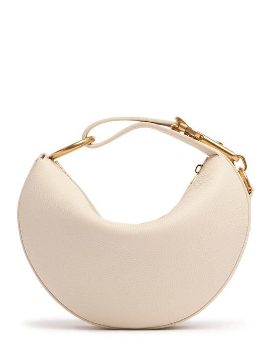 Burberry: Borsa grande Knight Arc in pelle - women_0 | Luisa Via Roma