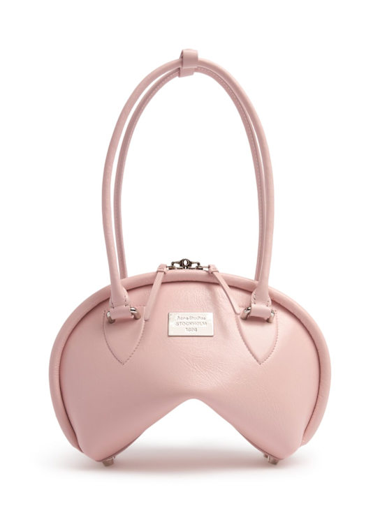 Acne Studios: Small Bowlina leather shoulder bag - women_0 | Luisa Via Roma