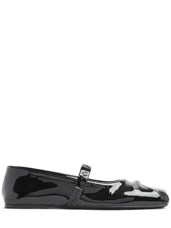 Marni: 10mm Patent leather flats - women_0 | Luisa Via Roma