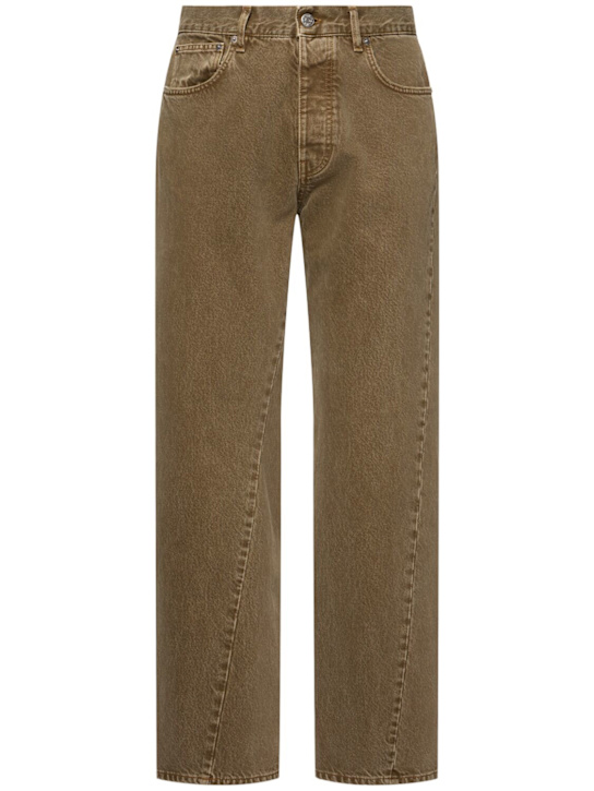 SUNFLOWER: Wide twisted jeans - Vintage Khaki - men_0 | Luisa Via Roma