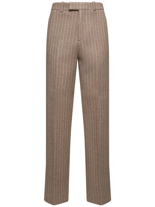 Burberry: Hose aus Wollmischung - men_0 | Luisa Via Roma