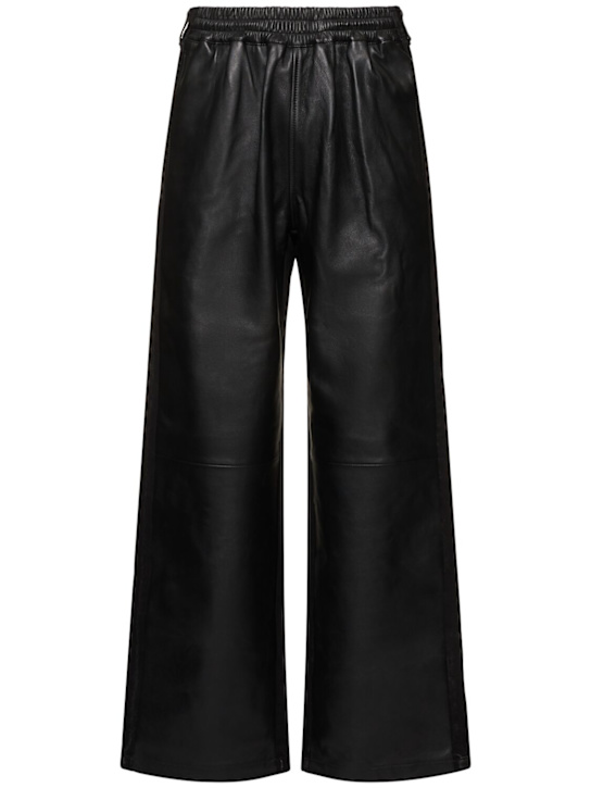 Diesel: P-Ochs cotton & leather pants - men_0 | Luisa Via Roma