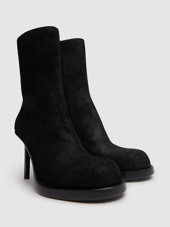 Ann Demeulemeester: 90mm Nanni leather ankle boots - Black - women_2 | Luisa Via Roma