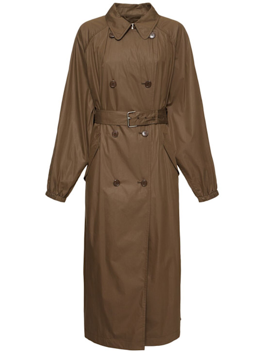 Marant Etoile: Cacilda cotton gabardine trench coat - women_0 | Luisa Via Roma