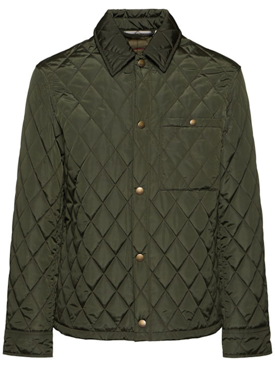 Burberry: Gestepptes Overshirt „F+“ - men_0 | Luisa Via Roma