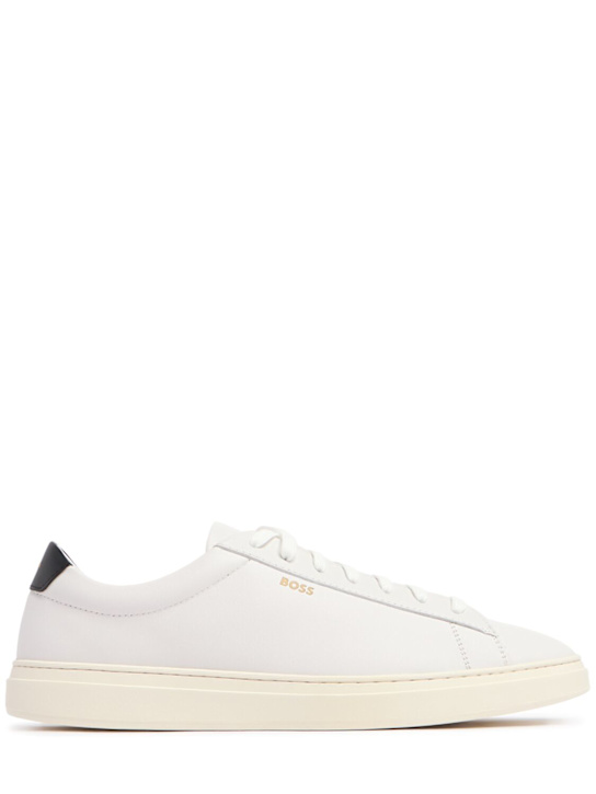 Boss: Kieran leather sneakers - men_0 | Luisa Via Roma