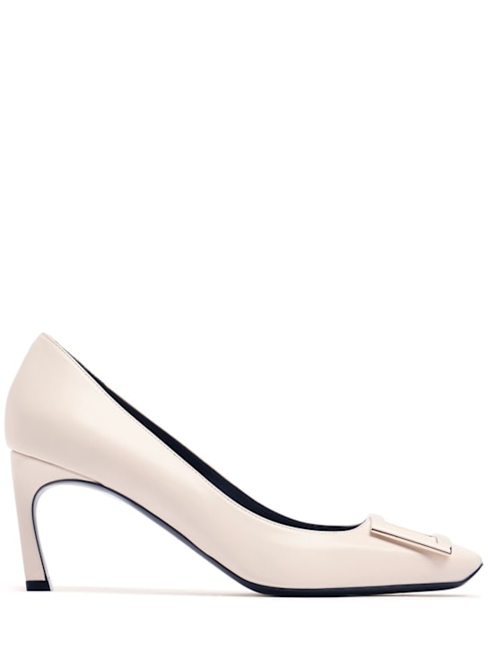 70mm Trompette leather pumps