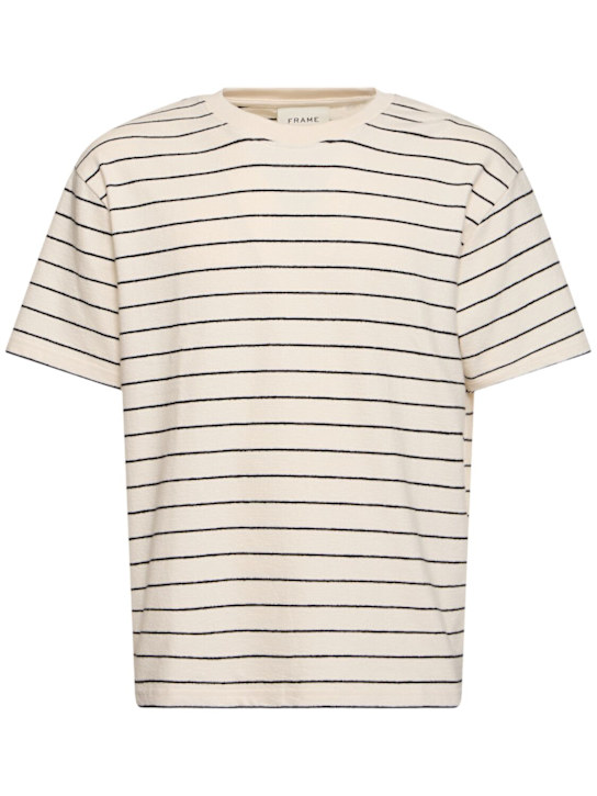 Frame: Relaxed stripe t-shirt - men_0 | Luisa Via Roma