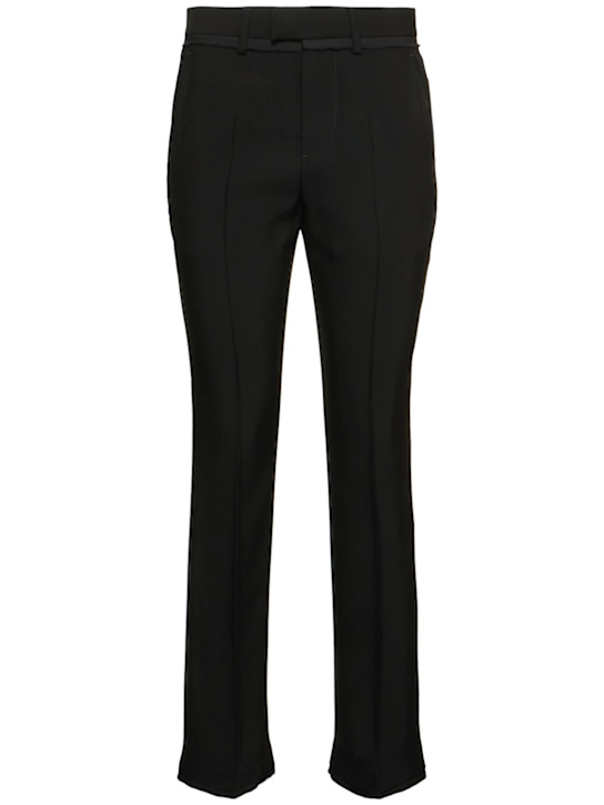 Ann Demeulemeester: Ursu slim viscose pants - Black - women_0 | Luisa Via Roma