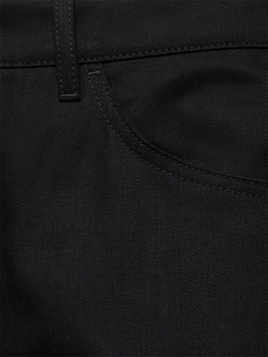 Jil Sander: Pantaloni in cotone texturizzato - Magnet - men_4 | Luisa Via Roma