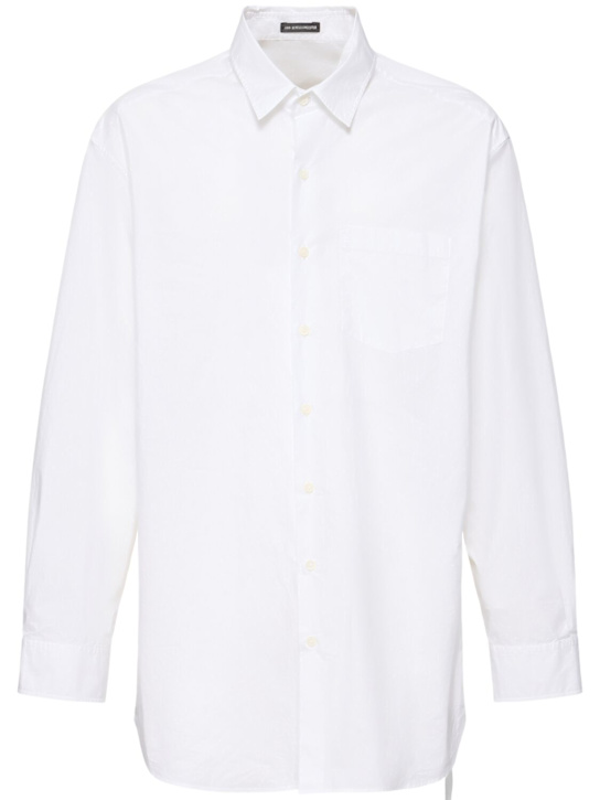 Ann Demeulemeester: Mark high comfort cotton poplin shirt - men_0 | Luisa Via Roma