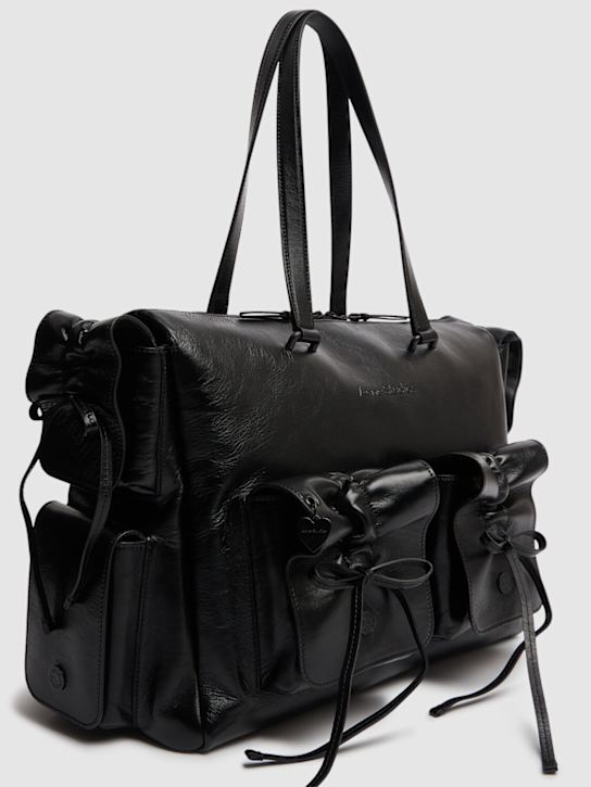 Acne Studios: Multipocket leather tote bag - women_1 | Luisa Via Roma