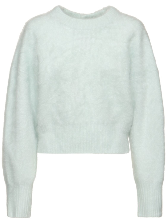 Galvan: Loom cashmere blend knit sweater - women_0 | Luisa Via Roma