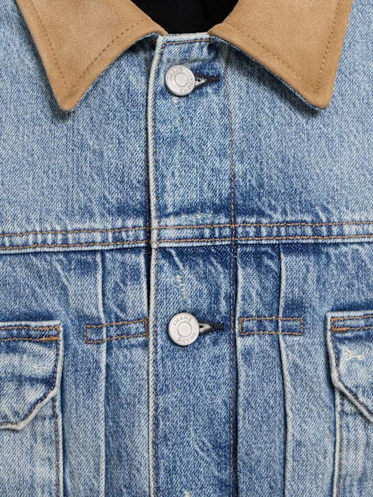 Frame: Vintage denim jacket - Blue Beach Rips - men_4 | Luisa Via Roma