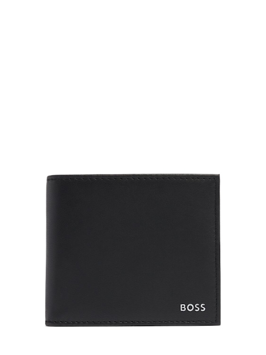 Boss: Randy leather bifold wallet - men_0 | Luisa Via Roma