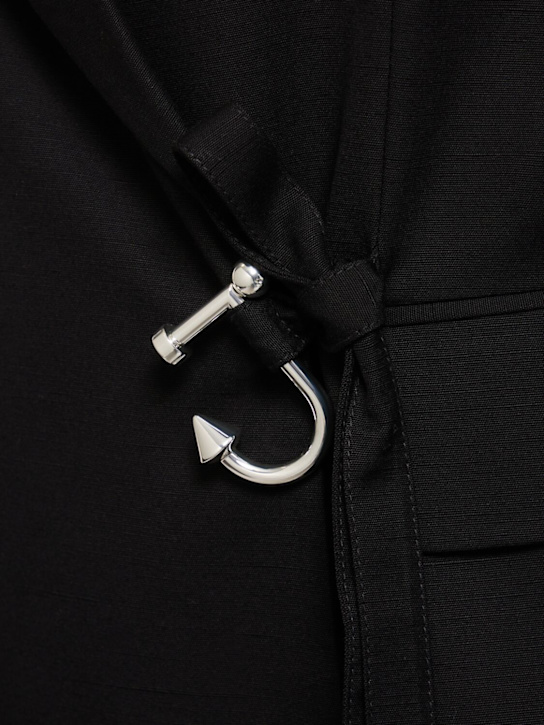 JW Anderson: Tailored wrap jacket - Black - women_4 | Luisa Via Roma