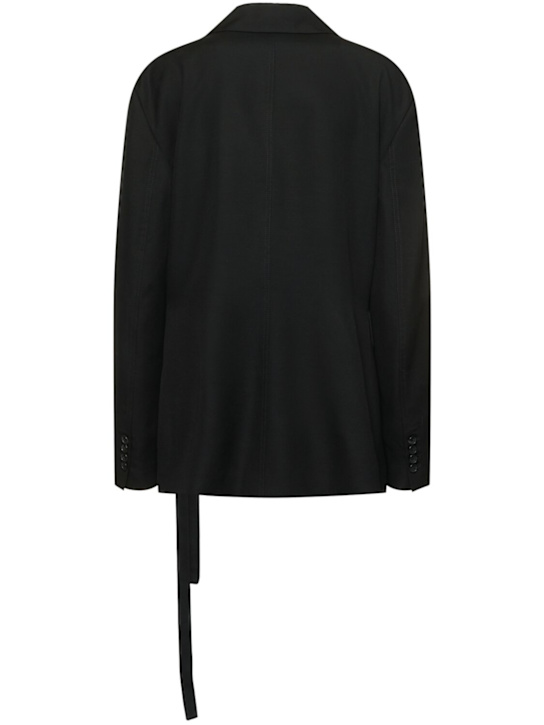JW Anderson: Tailored wrap jacket - Black - women_3 | Luisa Via Roma