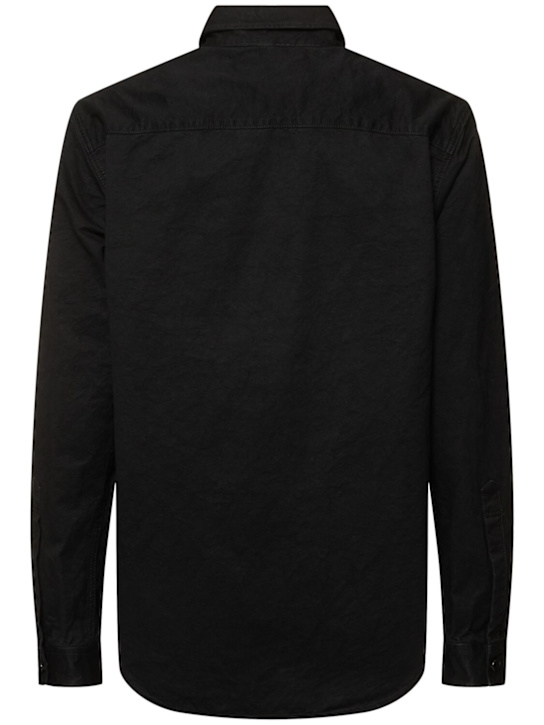 Ann Demeulemeester: Barnard washed cotton jacket - Black - men_3 | Luisa Via Roma